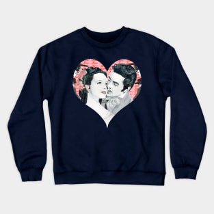 Valentines day Zorro fan art. Crewneck Sweatshirt